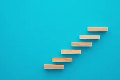 Steps going up