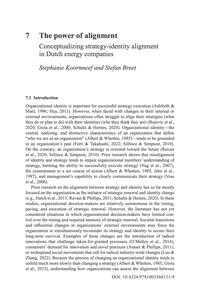 The power of alignment: Conceptualizing strategy-identity alignment in Dutch energy companies