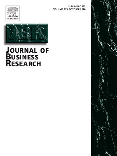 Cover of the Journal of Business Research