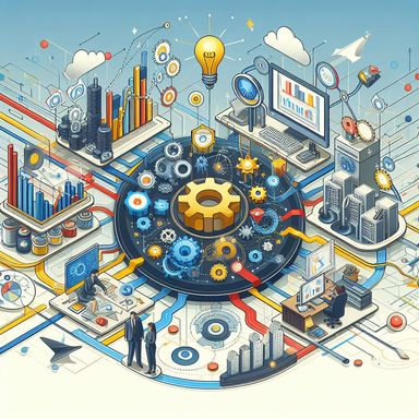 A AI generated image of business model innovation
